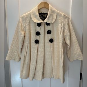 Nick & Mo Boutique Cream Jacket